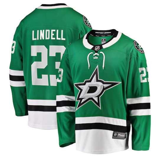 Men's Dallas Stars Esa Lindell Fanatics Kelly Green Breakaway Jersey