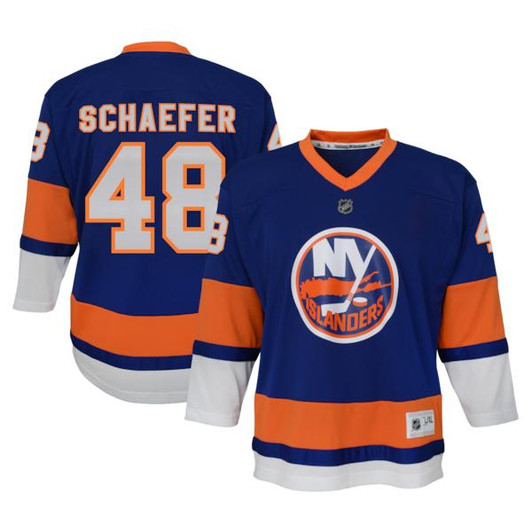 Youth New York Islanders Matthew Schaefer Outerstuff Blue  Home ReplicaPlayer Jersey