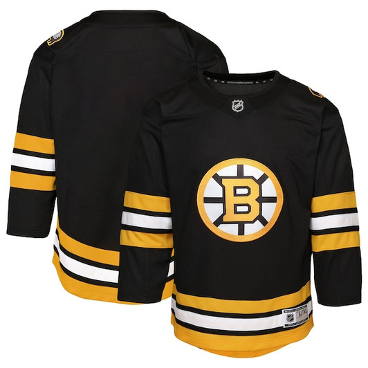 Infant Boston Bruins  Black Home Replica Jersey