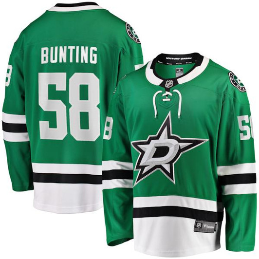Men's Dallas Stars Michael Bunting Fanatics Kelly Green Home Breakaway Jersey