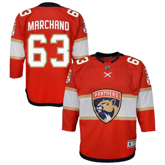 Youth Florida Panthers Brad Marchand Outerstuff Red Premier Player Jersey