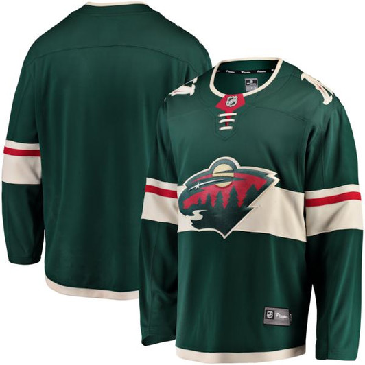 Men's Minnesota Wild Fanatics Green Home Breakaway Jersey