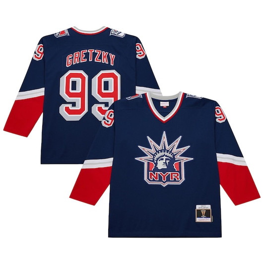 Youth New York Rangers Wayne Gretzky Mitchell & Ness 1996/97   Power Play Player Jersey