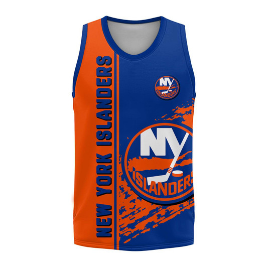 New York Islanders Basketball Jersey Quarter Style - NHL