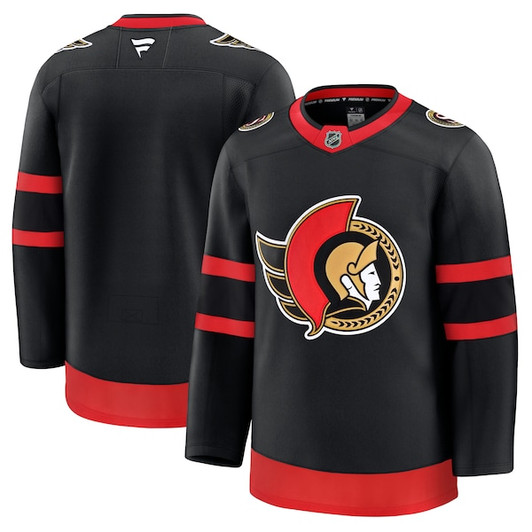 Men's Ottawa Senators Fanatics Black Home Premium Jersey