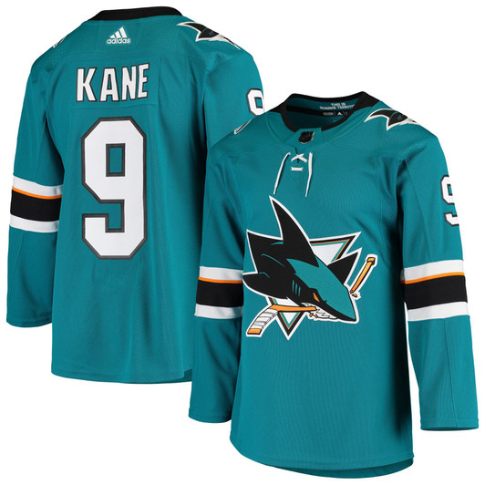Evander Kane San Jose Sharks adidas Home  Player Jersey - Teal