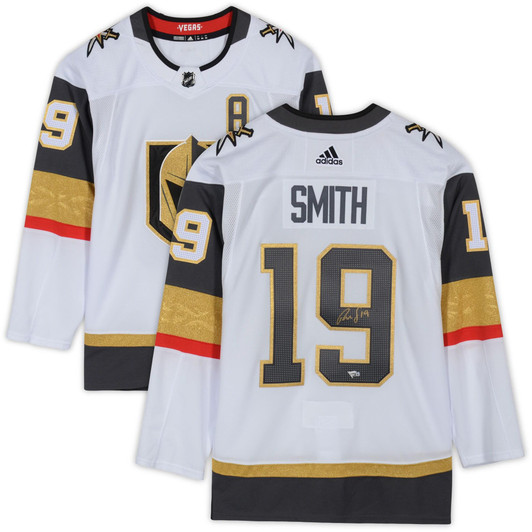 Reilly Smith Vegas Golden Knights Fanatics  Autographed White Adidas  Jersey