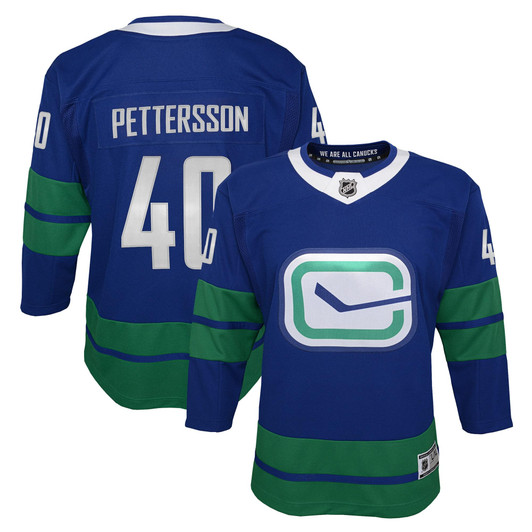 Elias Pettersson Vancouver Canucks  Royal 2019/20 Alternate Premier Player Jersey