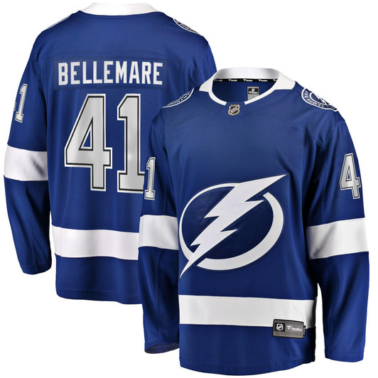Pierre-Edouard Bellemare Tampa Bay Lightning Fanatics Branded Home Breakaway Player Jersey - Blue