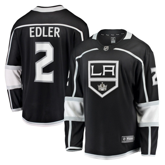 Alexander Edler Los Angeles Kings Fanatics Branded Home Breakaway Player Jersey - Black