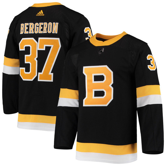 Patrice Bergeron Boston Bruins adidas Alternate  Player Jersey - Black