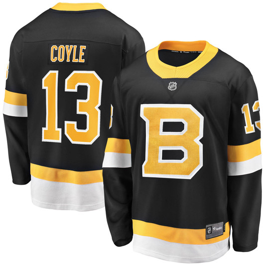 Charlie Coyle Boston Bruins Fanatics Branded 2019/20 Alternate Premier Breakaway Player Jersey - Black