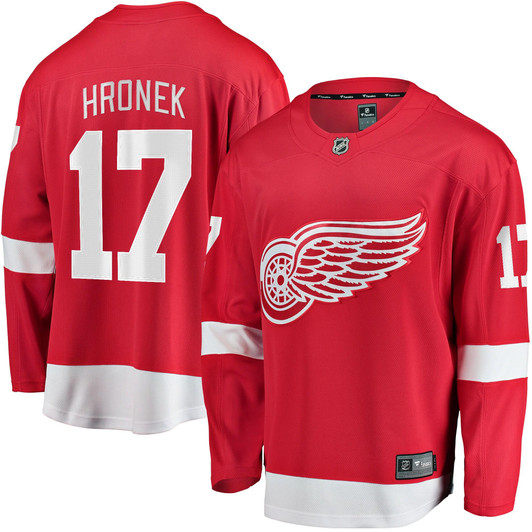 Filip Hronek Detroit Red Wings Fanatics Branded Home Breakaway Player Jersey - Red