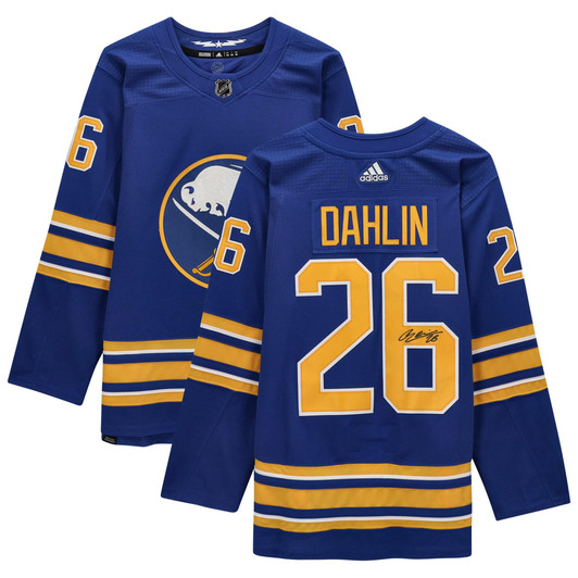 Rasmus Dahlin Buffalo Sabres Fanatics  Autographed adidas 2020 Model  Jersey - Royal
