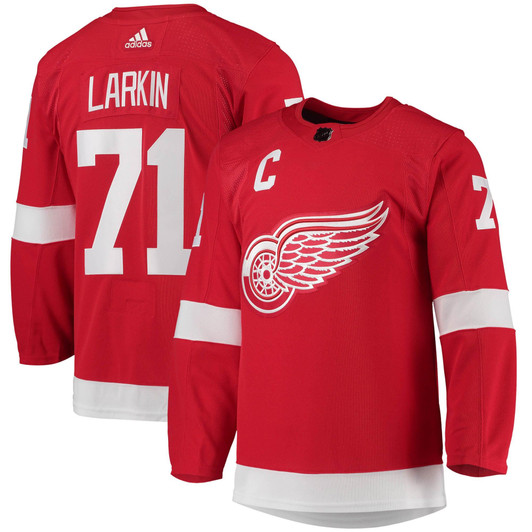 Dylan Larkin Detroit Red Wings adidas Home Captain Patch Primegreen  Pro Player Jersey - Red