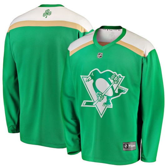 Pittsburgh Penguins Fanatics Branded 2020 St. Patrick'S Day Replica Jersey - Green