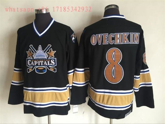 Washington Capitals Alexander Ovechkin #8 2020 Nhl Black Jersey Jersey