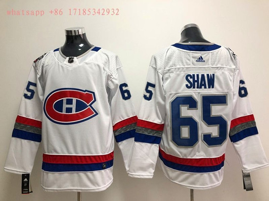 Montreal Canadiens Andrew Shaw #65 2020 Nhl White Jersey Jersey