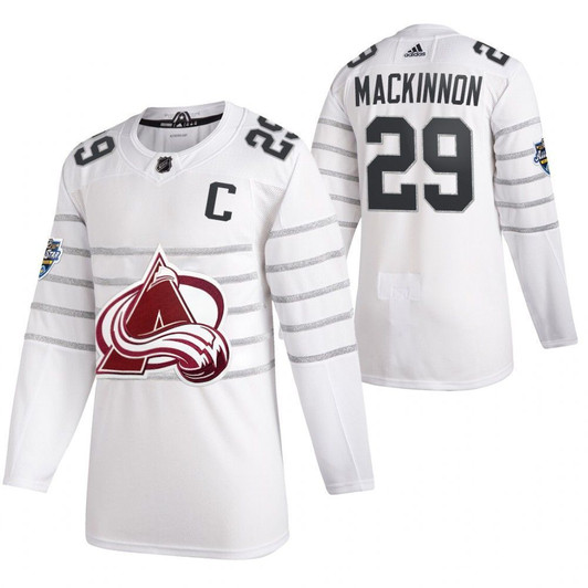 Nathan Mackinnon #29 Colorado Avalanche 2020 Nhl All Star White Jersey Jersey
