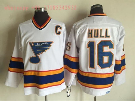 St. Louis Blues Brett Hull #16 2020 Nhl White Jersey Jersey