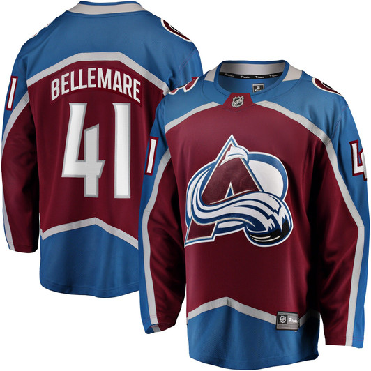 Men'S Fanatics Branded Pierre-Edouard Bellemare Burgundy Colorado Avalanche Breakaway Player Jersey