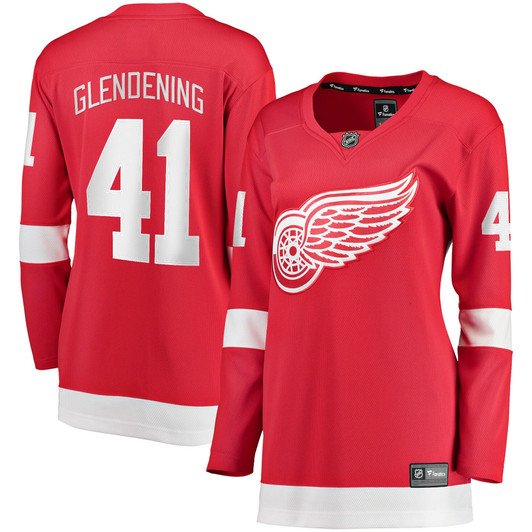 Luke Glendening Detroit Red Wings Fanatics Branded Women'S Home Breakaway Player Jersey - Red
