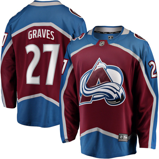 Men'S Fanatics Branded Ryan Graves Burgundy Colorado Avalanche Breakaway Player Jersey