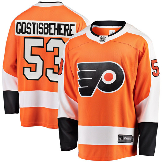 Men'S Fanatics Branded Shayne Gostisbehere Orange Philadelphia Flyers Breakaway Player Jersey
