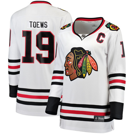 Women'S Fanatics Branded Jonathan Toews White Chicago Blackhawks Breakaway Player Jersey