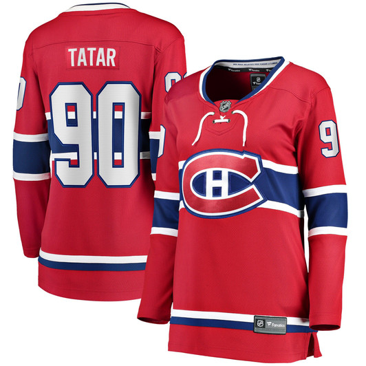 Women'S Fanatics Branded Tomas Tatar Red Montreal Canadiens Home Breakaway Player Jersey