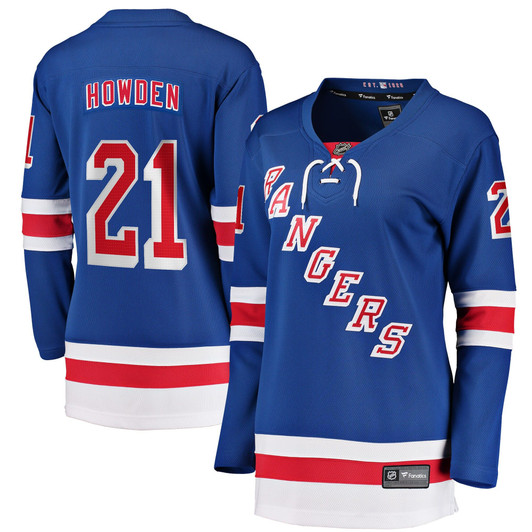 Brett Howden New York Rangers Fanatics Branded Women'S Home Breakaway Player Jersey - Blue