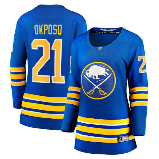Women'S Fanatics Branded Kyle Okposo Royal Buffalo Sabres Home Breakaway Jersey