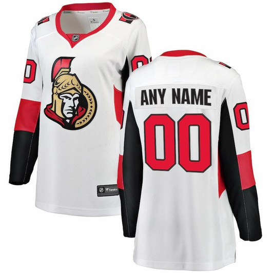 Ottawa Senators Fanatics Branded Women'S Away Breakaway Custom Jersey - White