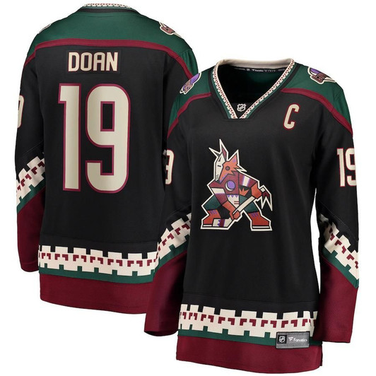 Shane Doan Arizona Coyotes Fanatics Branded Women'S Alternate Retirement Breakaway Jersey - Black