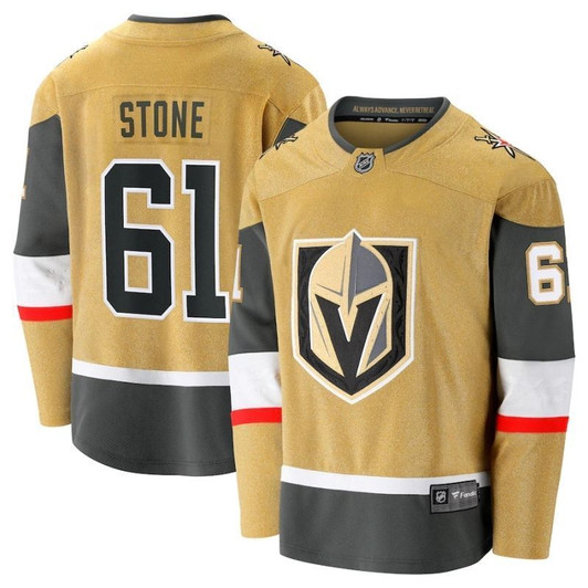 Vegas Golden Knights Mark Stone #61 2020 Nhl Gold Jersey Jersey