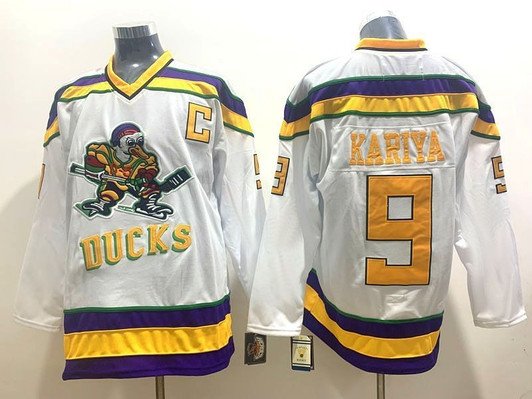 Anaheim Ducks Paul Kariya Nhl 2020 White/Gold Jersey Jersey
