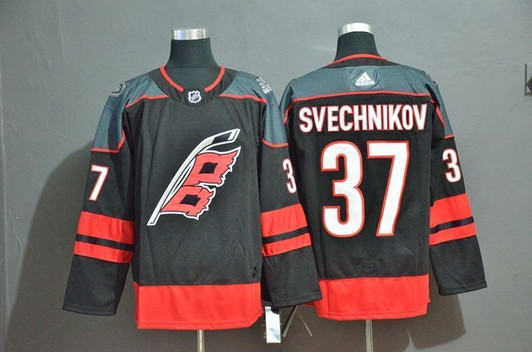 Carolina Hurricanes Andrei Svechnikov #37 Nhl 2020 Black Jersey Jersey