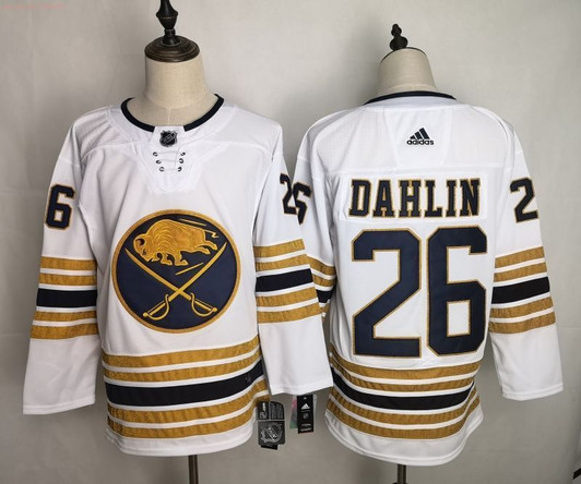 Buffalo Sabres Rasmus Dahlin #26 Nhl 2020 White Jersey Jersey