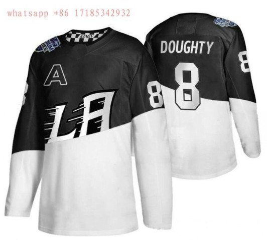 Los Angeles Kings Drew Doughty #8 2020 Nhl White & Black Jersey Jersey