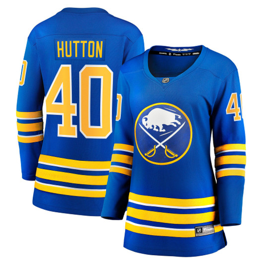 Women'S Fanatics Branded Carter Hutton Royal Buffalo Sabres Home Breakaway Jersey
