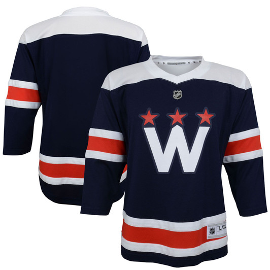 Toddler Navy Washington Capitals 2020/21 Alternate Replica Jersey