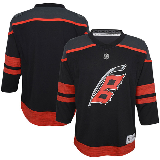 Youth Black Carolina Hurricanes 2018/19 Alternate Replica Jersey
