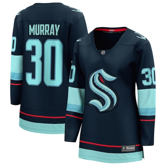 Women's Seattle Kraken Matt Murray Fanatics Deep Sea Blue Home Breakaway Jersey