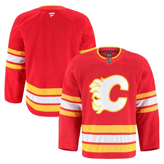 Men's Calgary Flames Fanatics Red Home  Pro Jersey