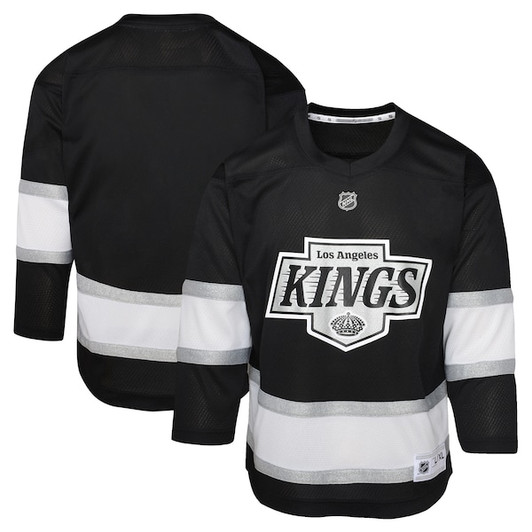 Youth Los Angeles Kings Black Home Replica Jersey
