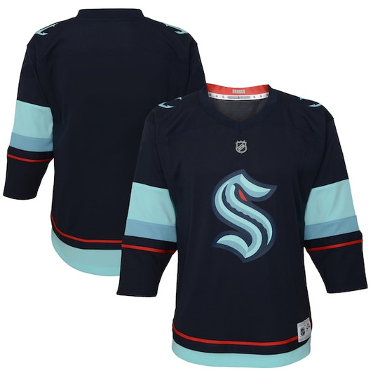 Infant Seattle Kraken Navy Home Replica Jersey