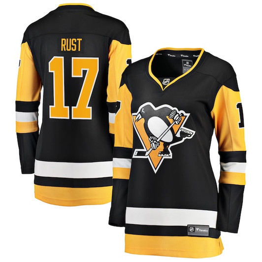 Women's Pittsburgh Penguins Bryan Rust Fanatics Black Premier Breakaway Player Jersey