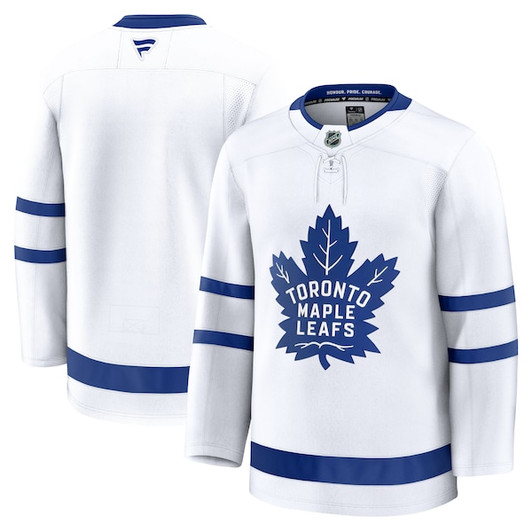 Men's Toronto Maple Leafs Fanatics White Away Premium Jersey