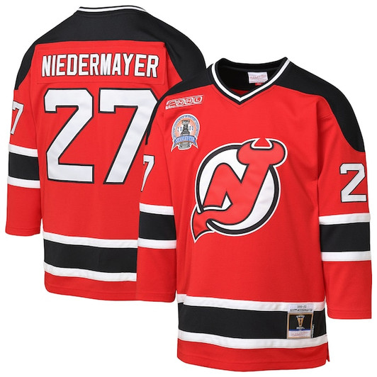 Youth New Jersey Devils Scott Niedermayer Mitchell & Ness Red   1999/00 Power Play Player Jersey