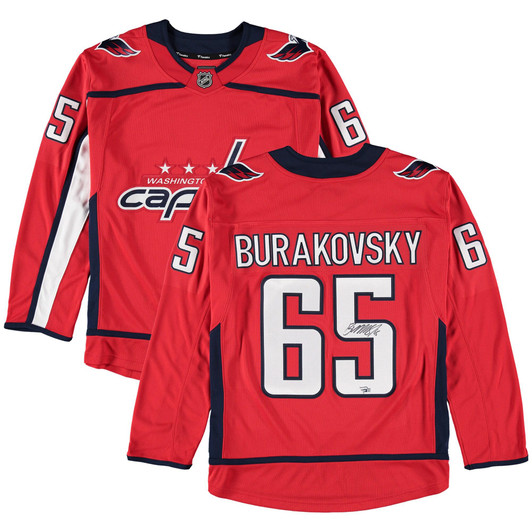 Andre Burakovsky Washington Capitals Fanatics  Autograph Jersey - Red